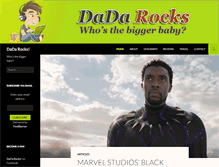 Tablet Screenshot of dadarocks.com